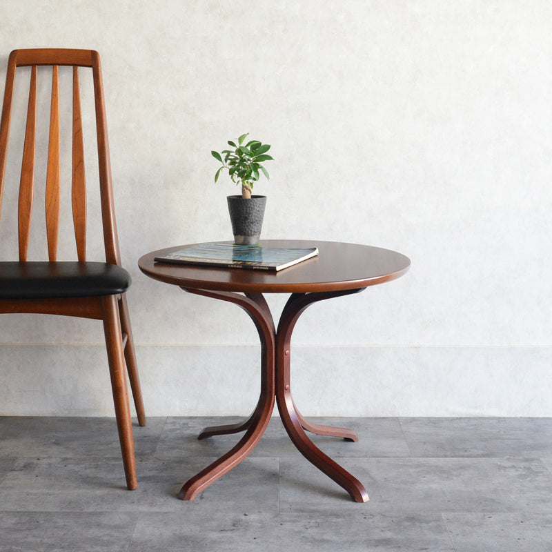 デンマーク ヴィンテージ ラウンド ローテーブル 8-27