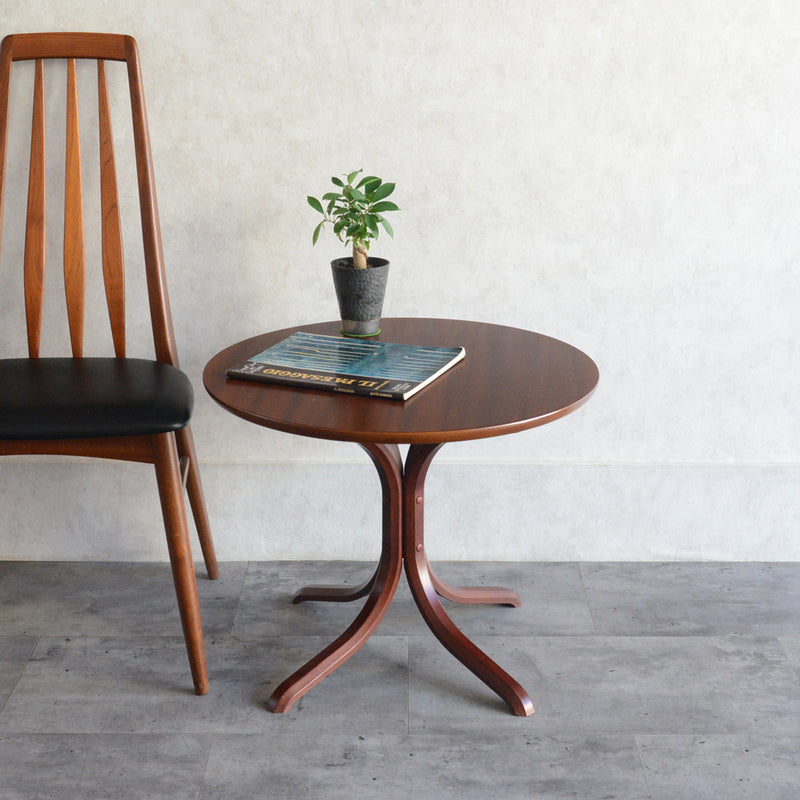 デンマーク ヴィンテージ ラウンド ローテーブル 8-27