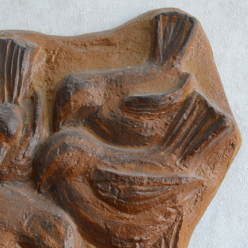 Soholmスーホルム　雀　陶板　 PX-9