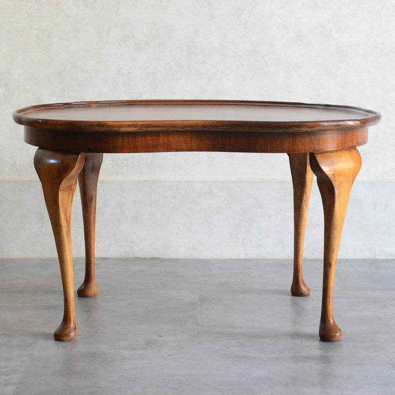 クラシック マホガニー キドニーシェイプテーブル 19