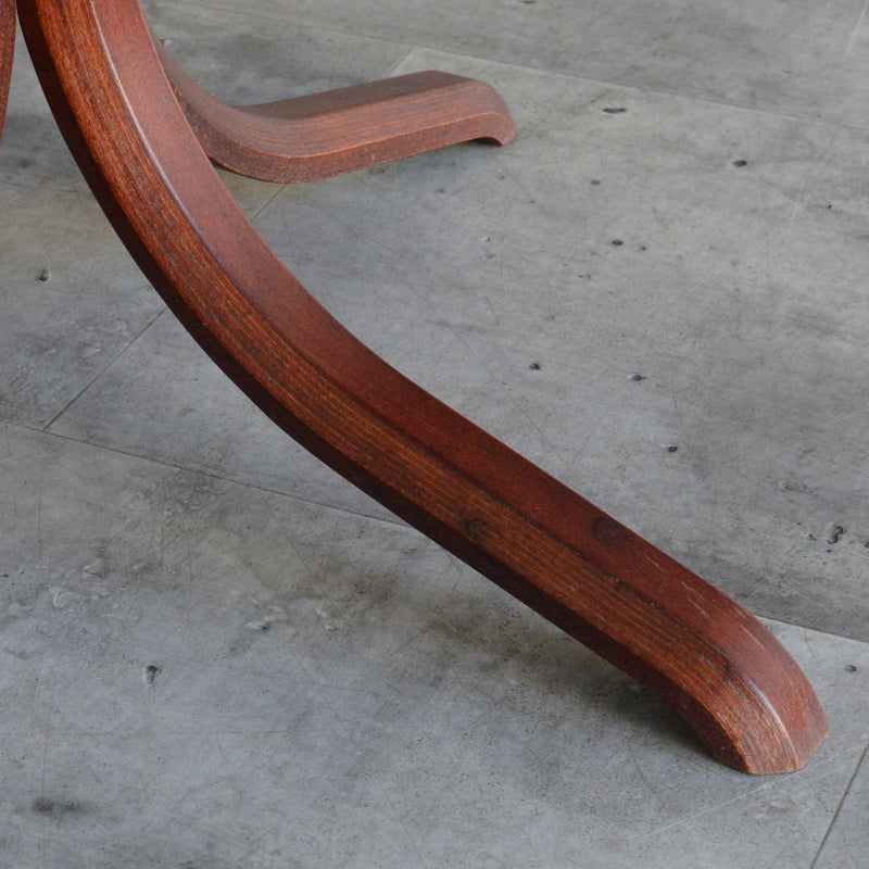 デンマーク ヴィンテージ ラウンド ローテーブル 8-27