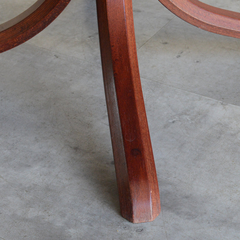 デンマーク ヴィンテージ ラウンド ローテーブル 8-27