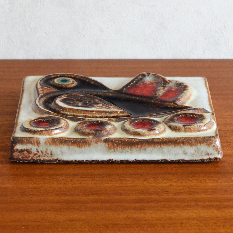 Soholmスーホルム 赤い鳥 陶板　PX-11