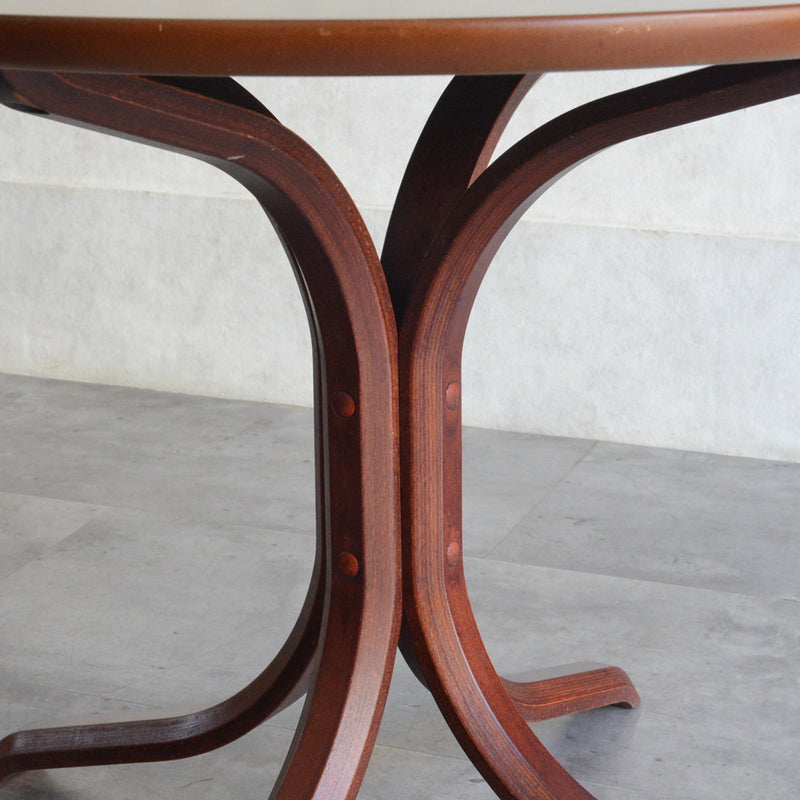 デンマーク ヴィンテージ ラウンド ローテーブル 8-27