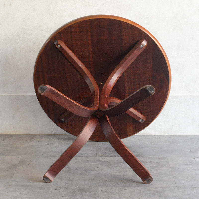 デンマーク ヴィンテージ ラウンド ローテーブル 8-27