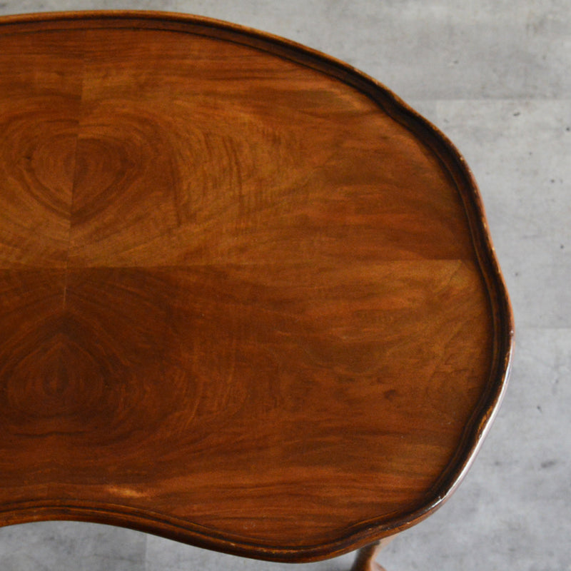 クラシック マホガニー キドニーシェイプテーブル 19