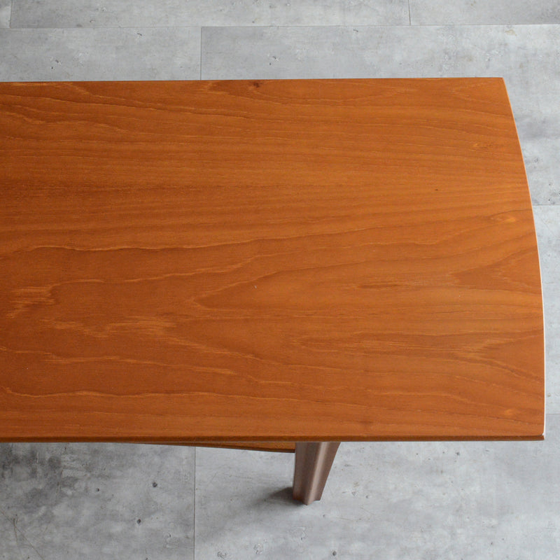 Sutcliffe サトクリフ チーク ローテーブル 65（ラタン棚付）