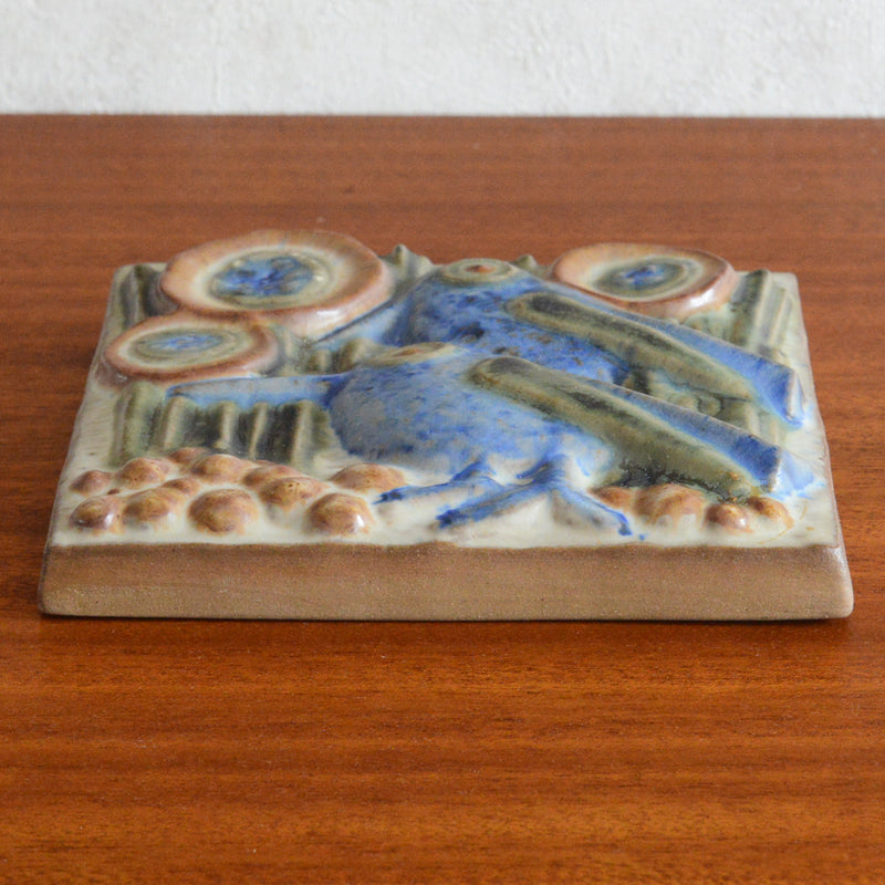 Michael Andersenミケルアナセン　青い鳥　陶板　 PX-12