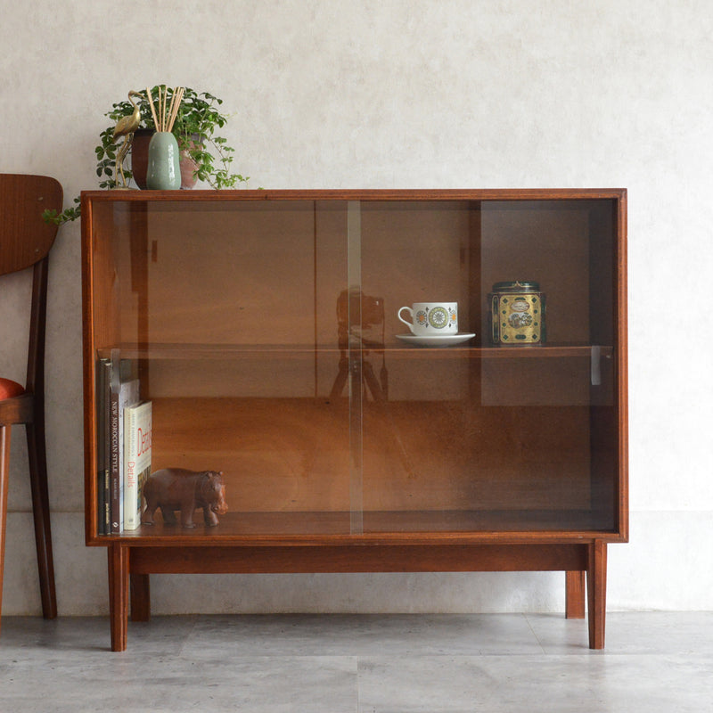 BEAVER&TAPLEY チークガラスキャビネット 92