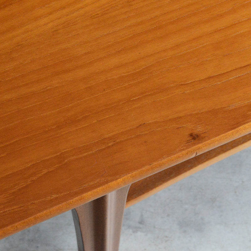 Sutcliffe サトクリフ チーク ローテーブル 65（ラタン棚付）