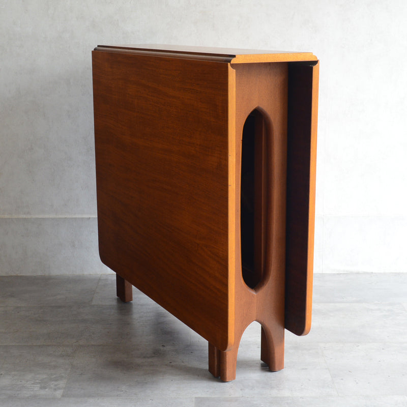 Jentique ジェンティーク　ゲートレッグ ダイニングテーブル 22 (天板剝離再塗装済）