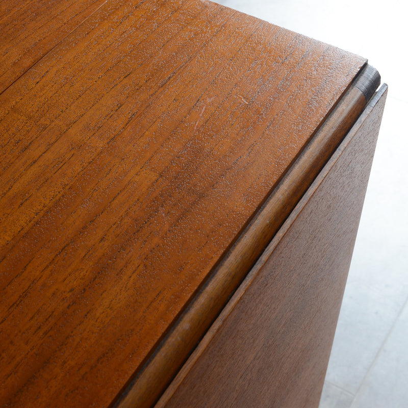 Jentique ジェンティーク　ゲートレッグ ダイニングテーブル 22 (天板剝離再塗装済）