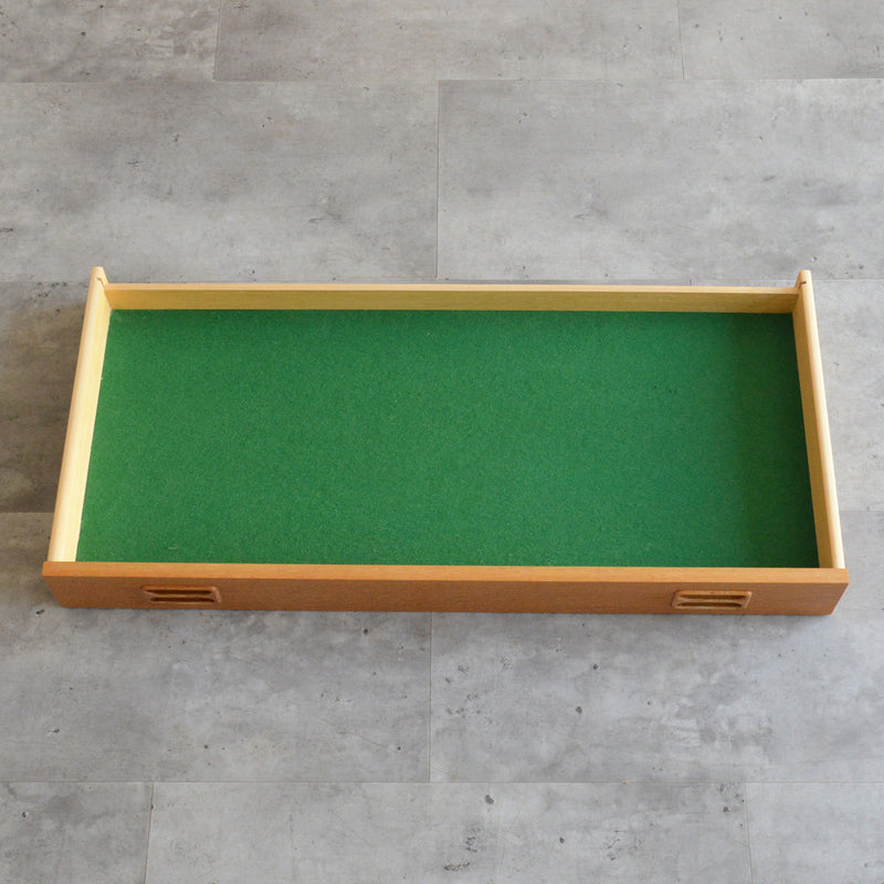 デンマーク ヴィンテージ  抽斗付 オークキャビネット 5-119