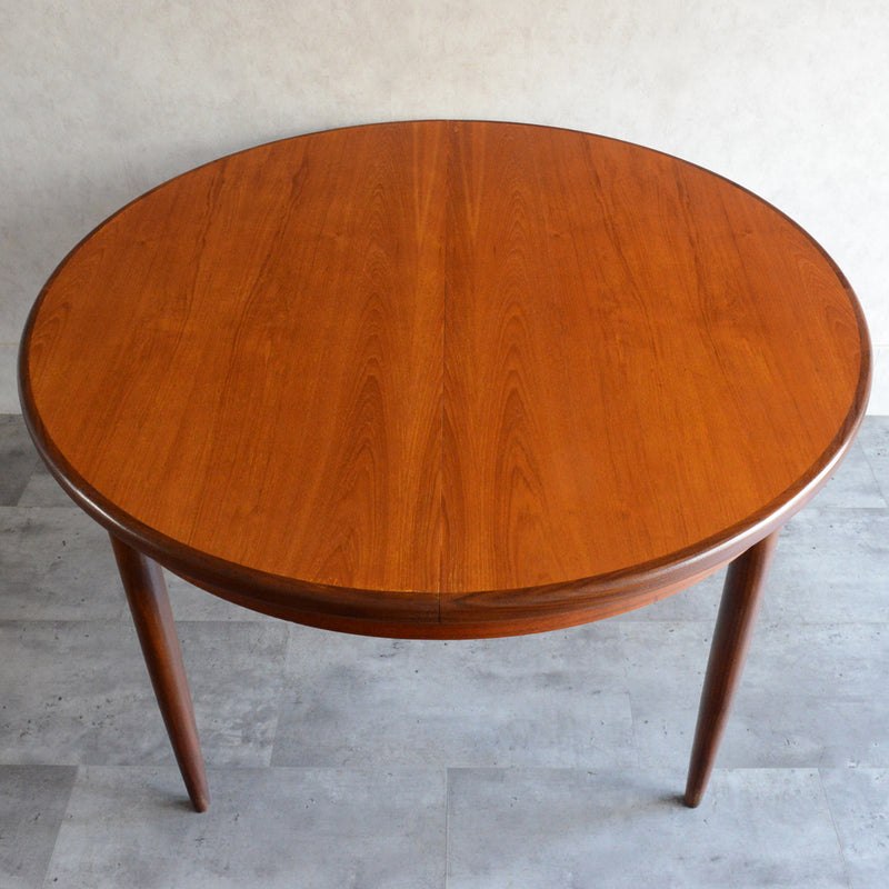 G-PLAN ジープラン エクステンション ラウンドテーブル88 (天板剥離再塗装）