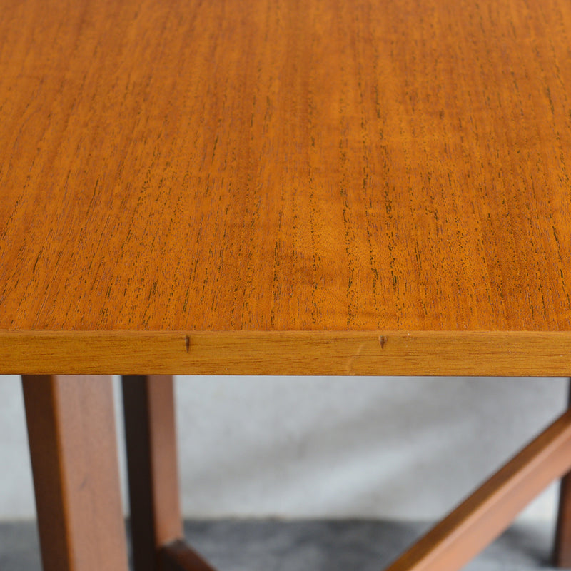 Jentique ジェンティーク　ゲートレッグ ダイニングテーブル 22 (天板剝離再塗装済）