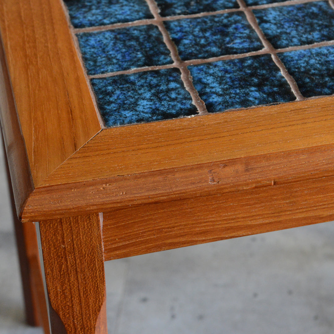 デンマーク ブルータイルトップ ネストテーブル 8-71