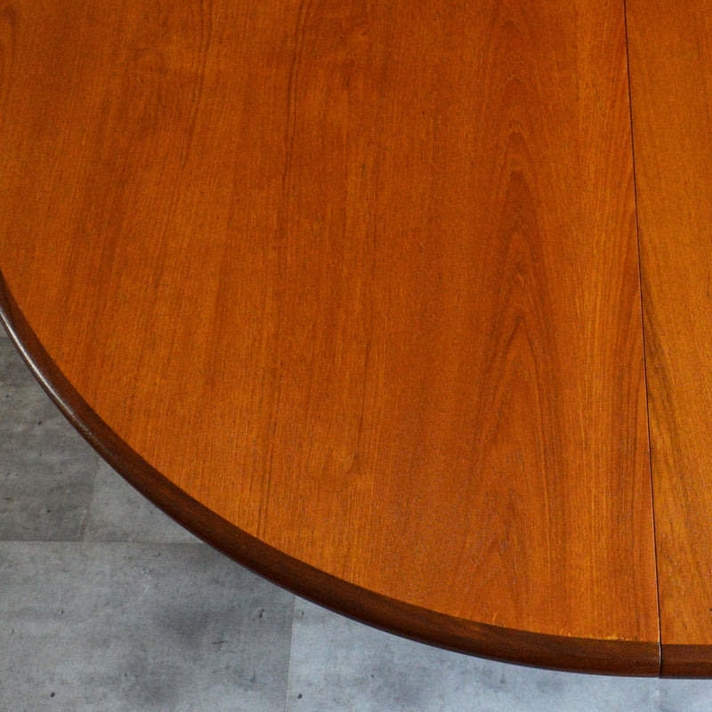 G-PLAN ジープラン エクステンション ラウンドテーブル88 (天板剥離再塗装）