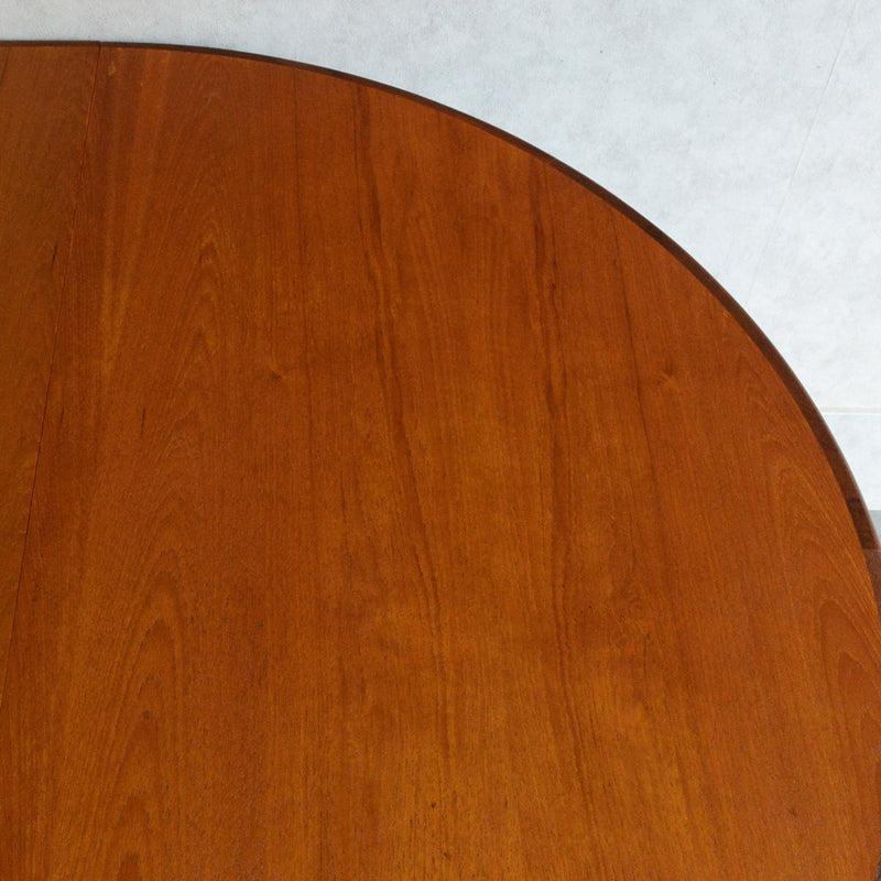 G-PLAN ジープラン エクステンション ラウンドテーブル88 (天板剥離再塗装）