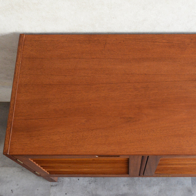 ヴィンテージ ショートサイドボード/レコードキャビネット 7-10