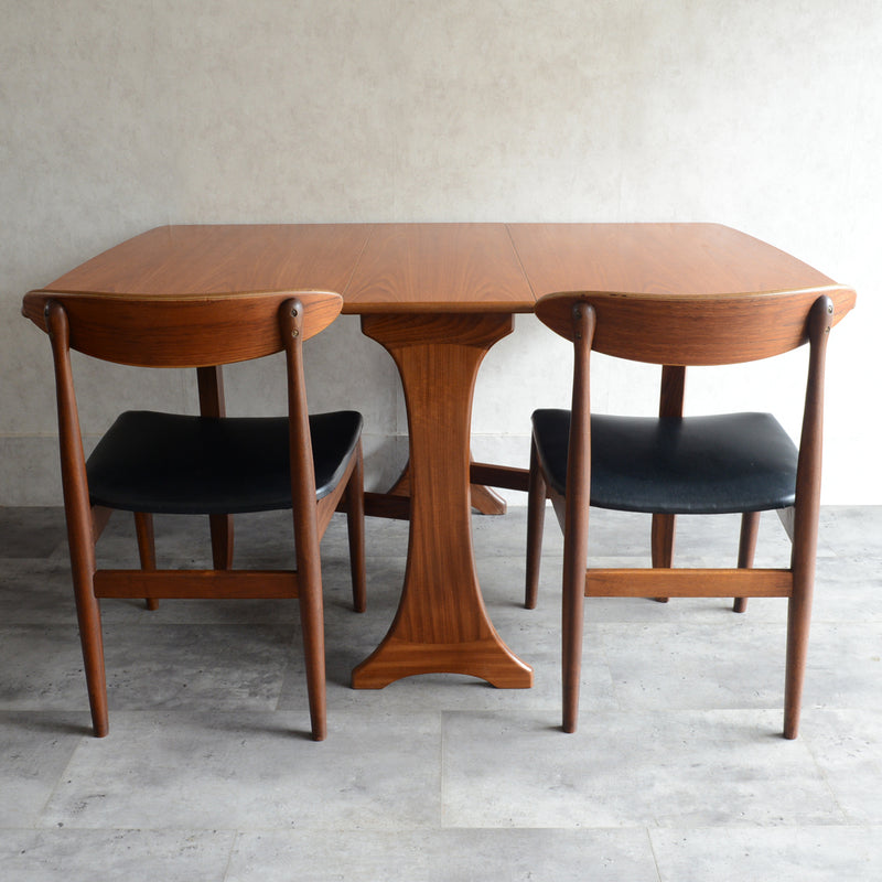 G-PLAN ジープラン　ゲートレッグ ダイニングテーブル 23 (天板剝離再塗装済）