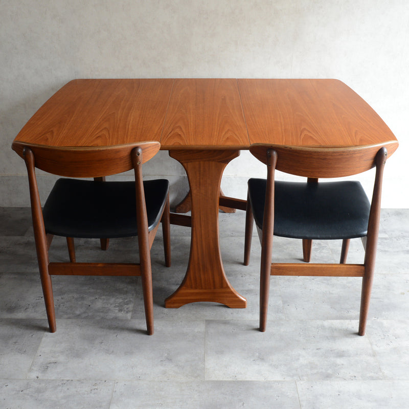 G-PLAN ジープラン　ゲートレッグ ダイニングテーブル 23 (天板剝離再塗装済）