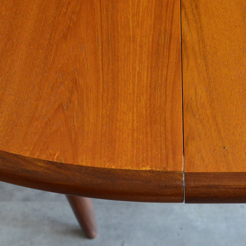 G-PLAN ジープラン エクステンション ラウンドテーブル88 (天板剥離再塗装）