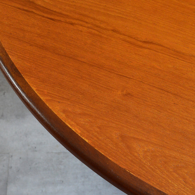 G-PLAN ジープラン エクステンション ラウンドテーブル88 (天板剥離再塗装）