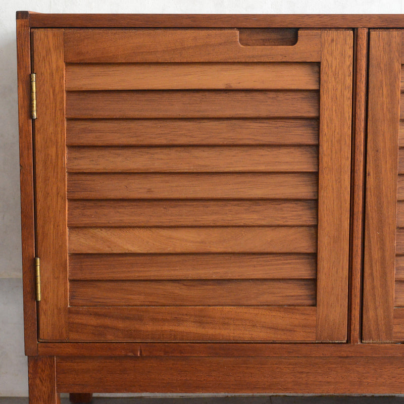 ヴィンテージ ショートサイドボード/レコードキャビネット 7-10