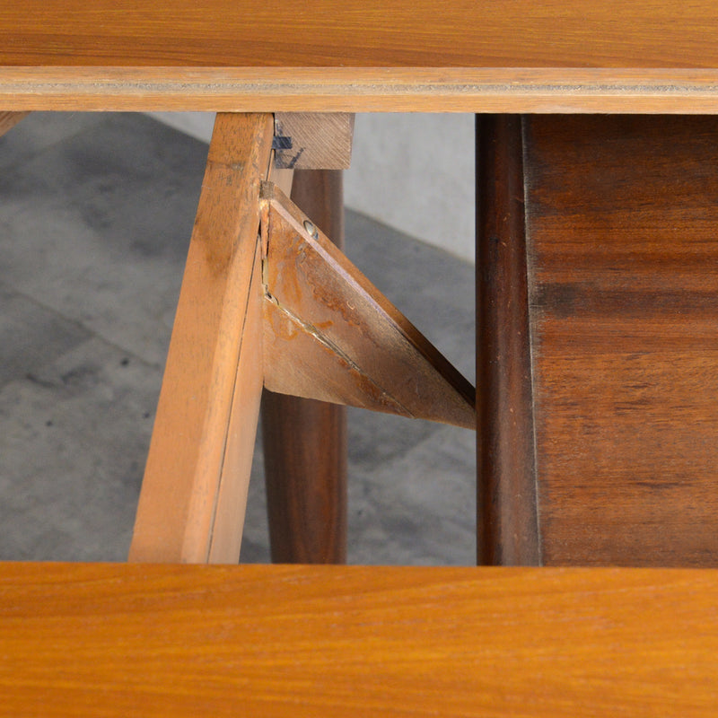 G-PLAN ジープラン エクステンション ラウンドテーブル88 (天板剥離再塗装）