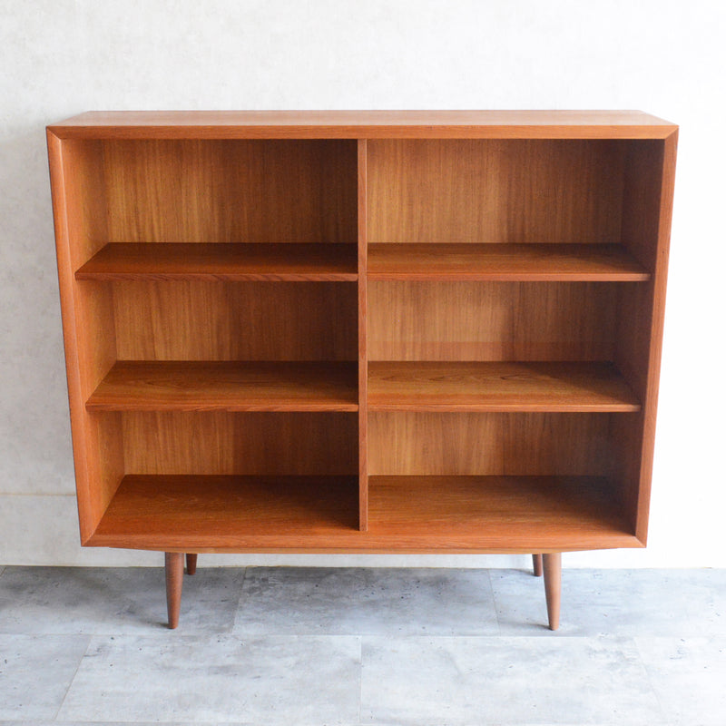 デンマーク ヴィンテージ　チーク ブックシェルフ 5-100