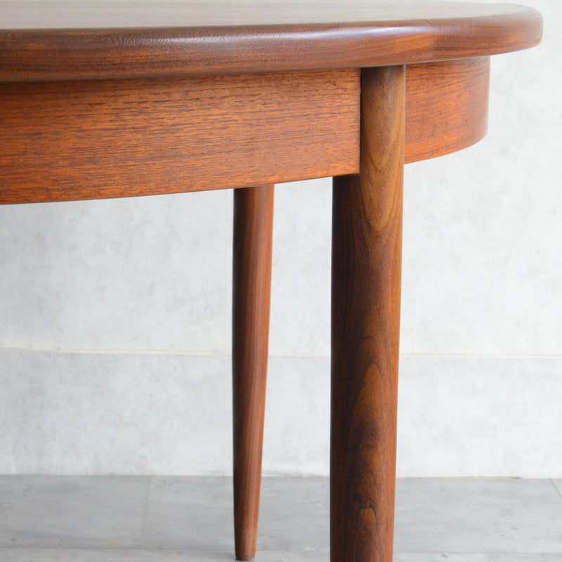 G-PLAN ジープラン エクステンション ラウンドテーブル88 (天板剥離再塗装）