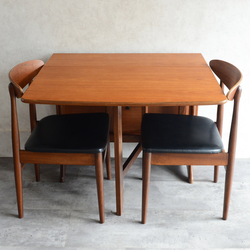 G-PLAN ジープラン　ゲートレッグ ダイニングテーブル 23 (天板剝離再塗装済）