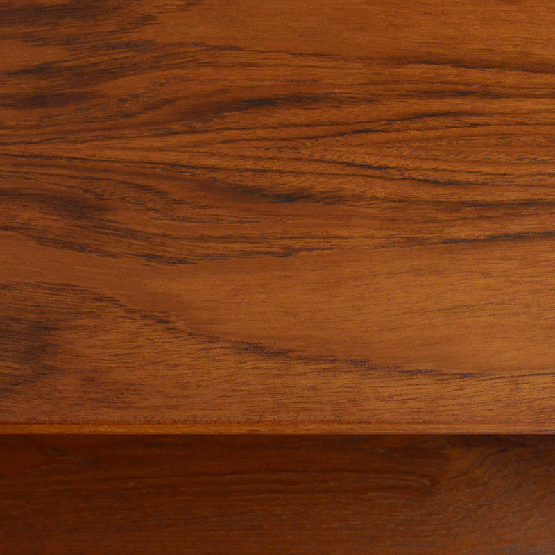 デンマーク ヴィンテージ チーク シェルフ (扉付）6-36