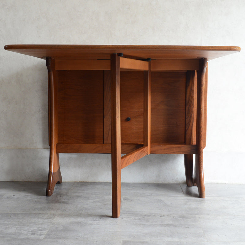 G-PLAN ジープラン　ゲートレッグ ダイニングテーブル 23 (天板剝離再塗装済）