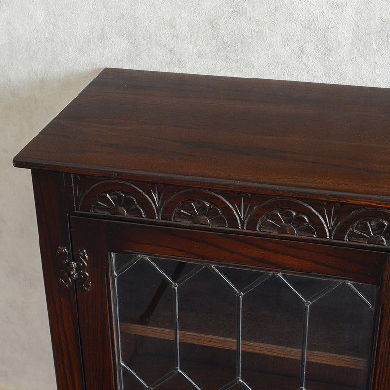 イギリス クラシック   ガラスキャビネット 09(鍵付）