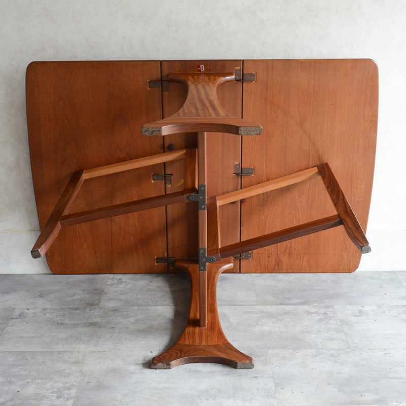 G-PLAN ジープラン　ゲートレッグ ダイニングテーブル 23 (天板剝離再塗装済）