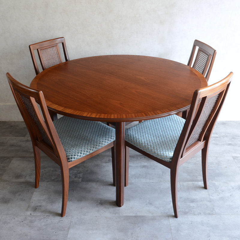 N様見学予約商品 G-PLAN ジープラン エクステンション ラウンドテーブル 87 (天板剥離再塗装）