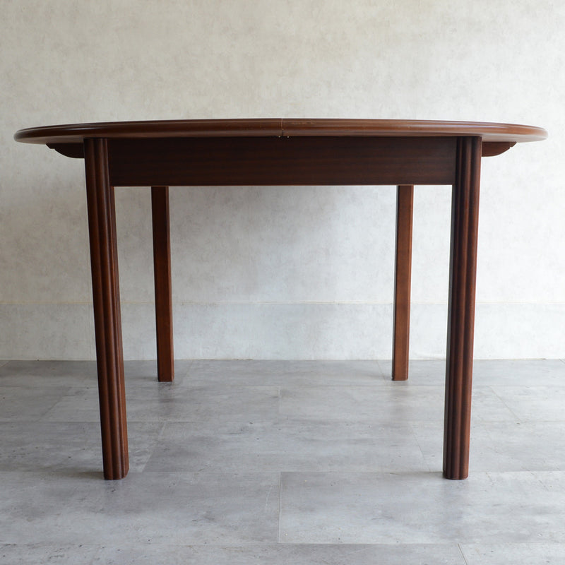 N様見学予約商品 G-PLAN ジープラン エクステンション ラウンドテーブル 87 (天板剥離再塗装）