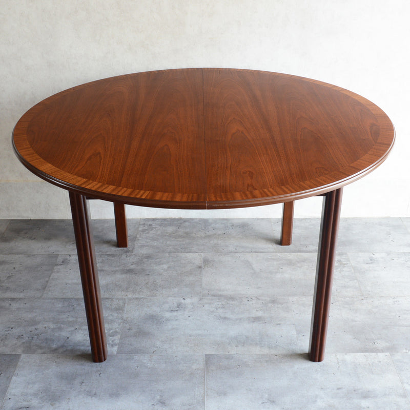 N様見学予約商品 G-PLAN ジープラン エクステンション ラウンドテーブル 87 (天板剥離再塗装）