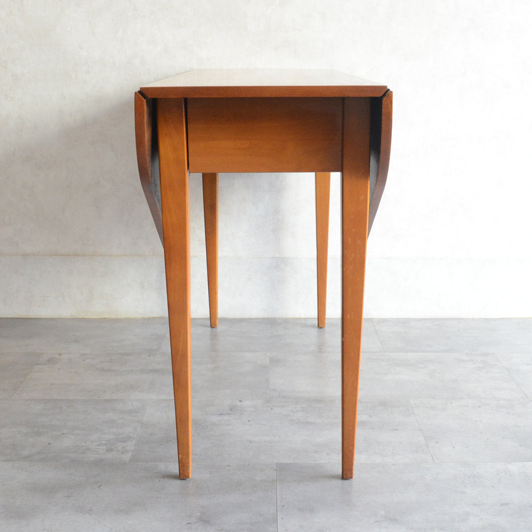 ミッドセンチュリー ヴィンテージ　ゲートレッグ ダイニングテーブル04 (ヘキサゴン/天板剝離再塗装済）