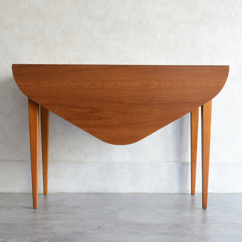 ミッドセンチュリー ヴィンテージ　ゲートレッグ ダイニングテーブル04 (ヘキサゴン/天板剝離再塗装済）