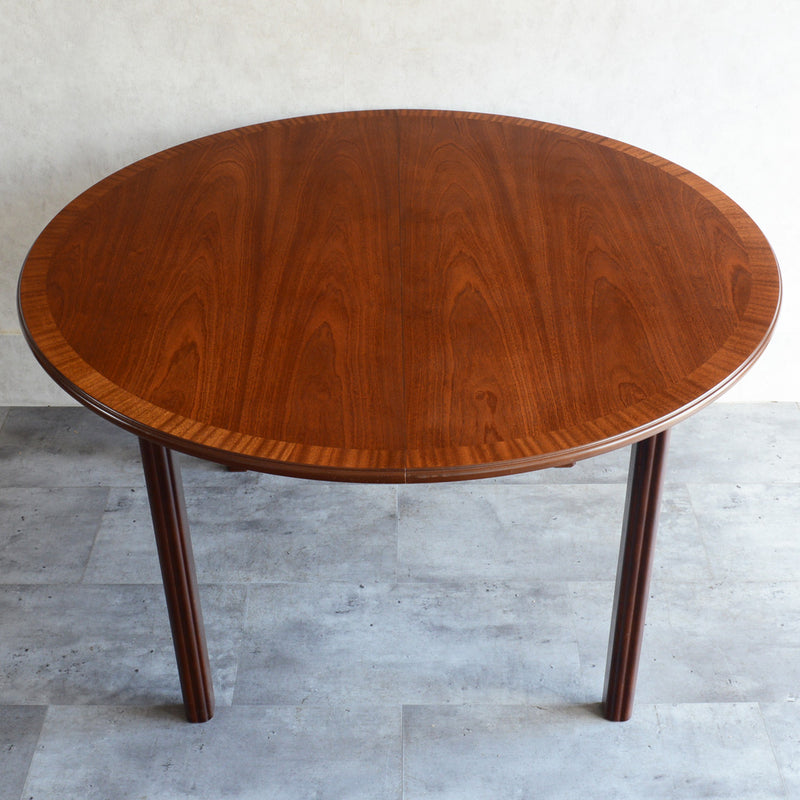 N様見学予約商品 G-PLAN ジープラン エクステンション ラウンドテーブル 87 (天板剥離再塗装）