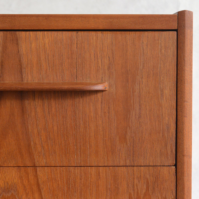 デンマークヴィンテージ  チーク３段チェストD-11(鍵付)