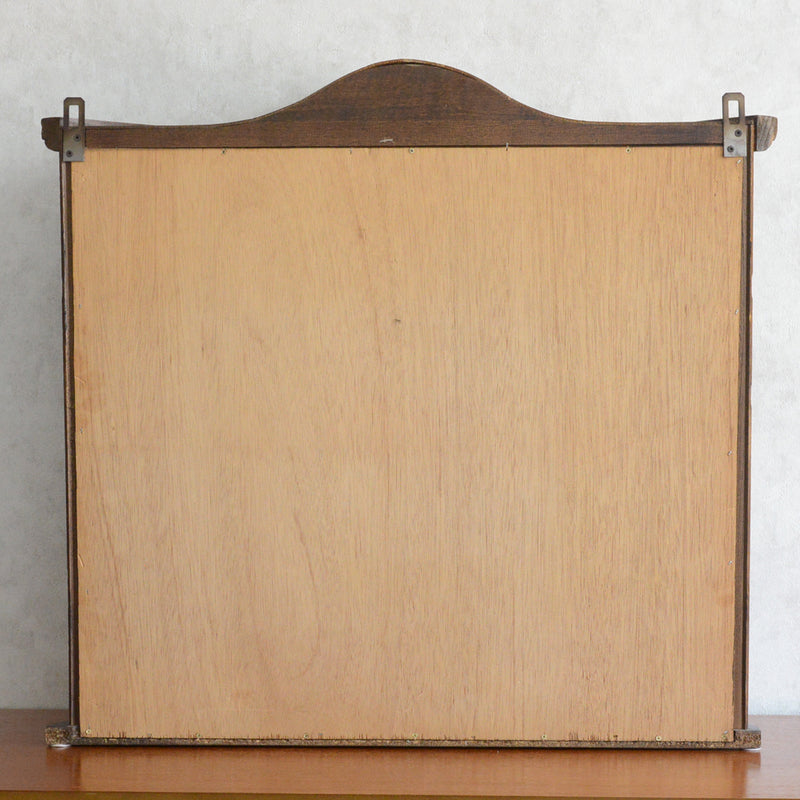 オランダヴィンテージ ウォールガラスキャビネット10(鍵付き）