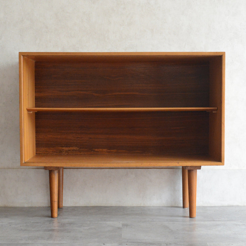 60sヴィンテージ　ガラスキャビネット 91(天板剥離再塗装済）