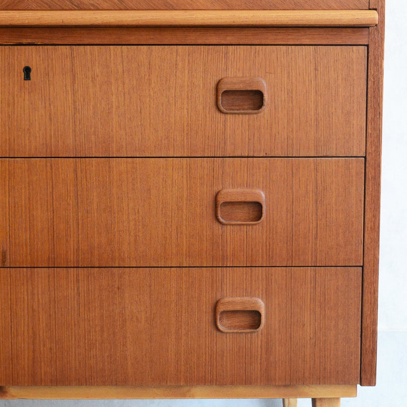 T様見学ご予約品　北欧 Markaryds Mobelindustri　ロールトップ ビューロー5-87(鍵付）