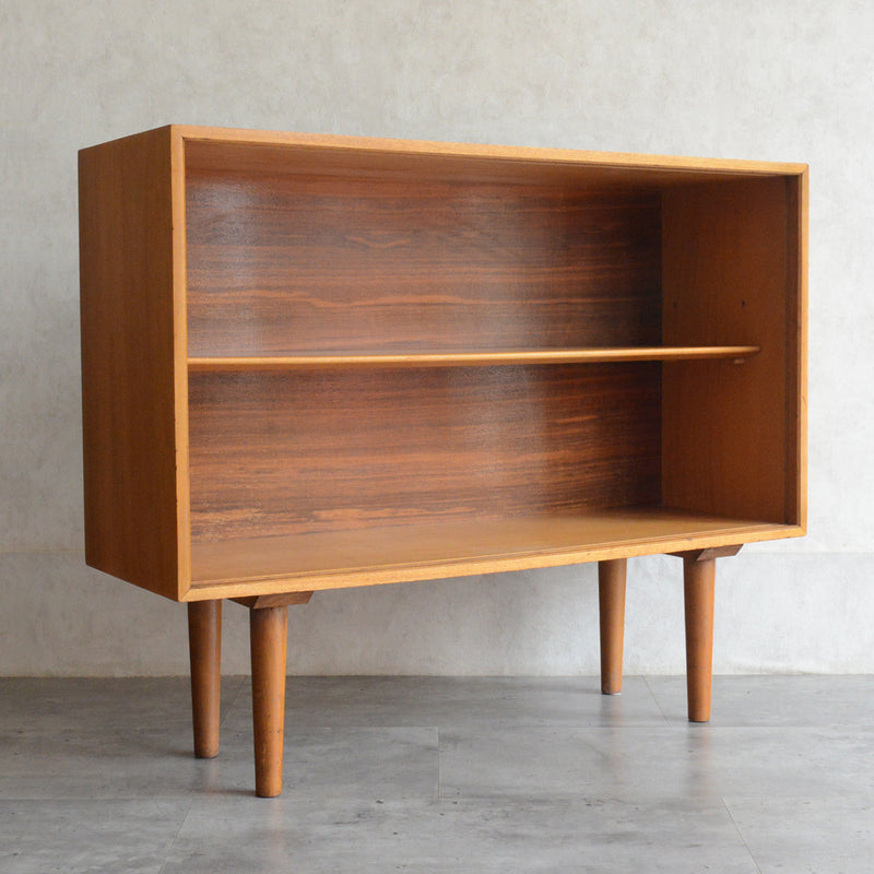 60sヴィンテージ　ガラスキャビネット 91(天板剥離再塗装済）