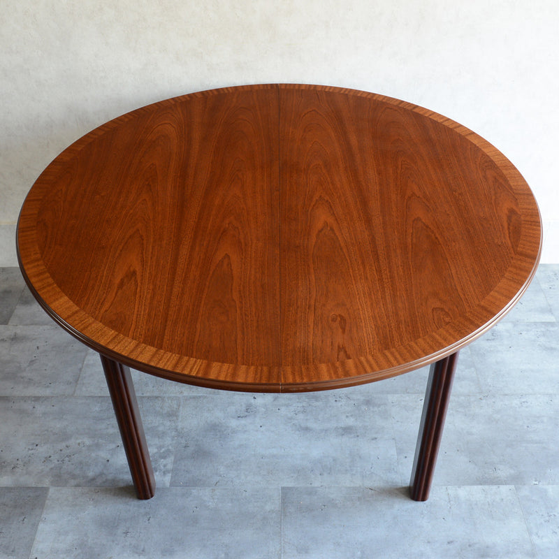 N様見学予約商品 G-PLAN ジープラン エクステンション ラウンドテーブル 87 (天板剥離再塗装）