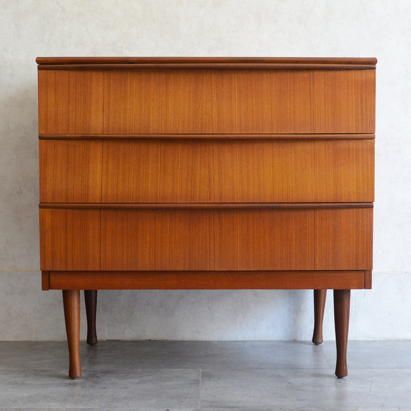 60s イギリス ヴィンテージ チェスト11 (3段）