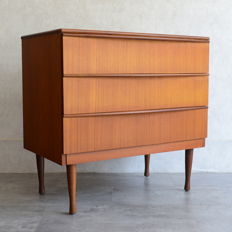 60s イギリス ヴィンテージ チェスト11 (3段）